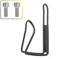 Aluminum bicycle bottle holder and mounting screws