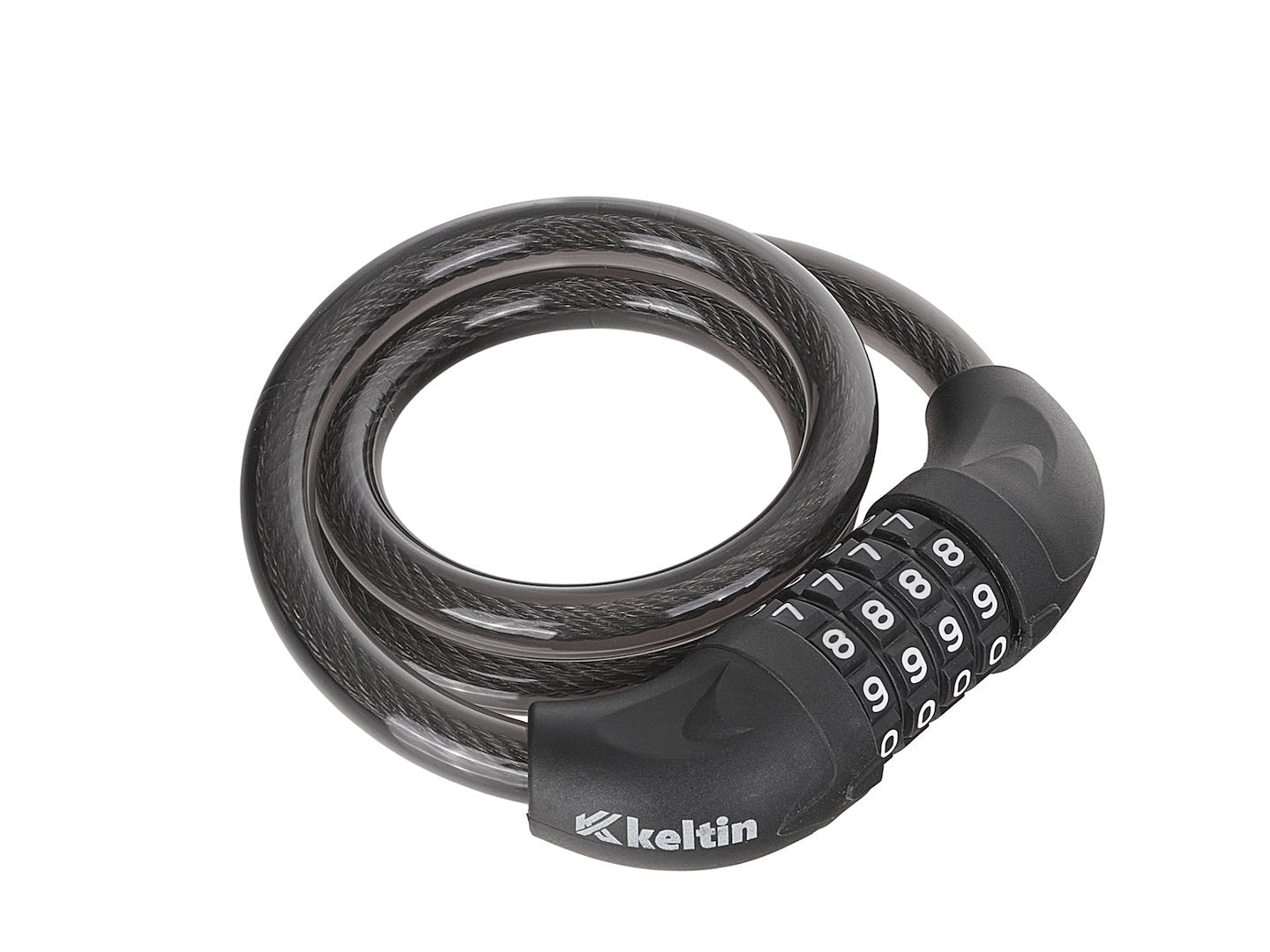 Bicycle cable lock with 4-digit combination, 12 x 800 mm