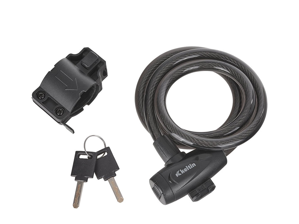 Bicycle cable lock with keys 12 x 1200 mm