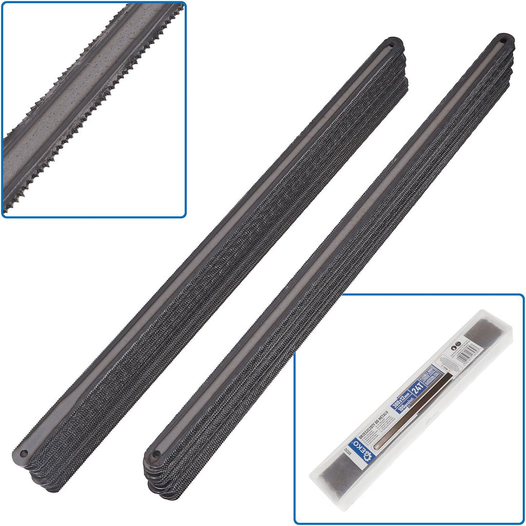 Pack of 100 pcs metal cutting blades, 300 x 12 mm, 24T