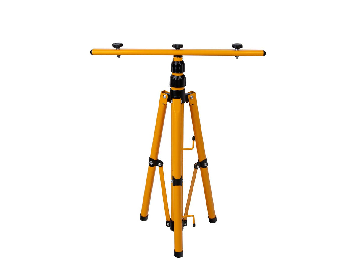 LED floodlight 2x100W with telescopic construction tripod – cold white 6500K