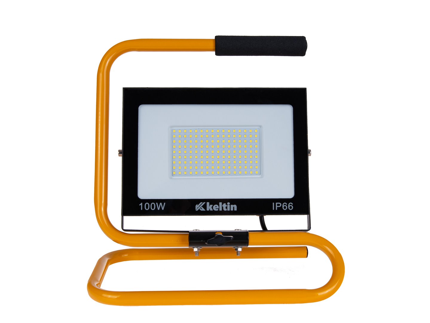 LED floodlight 100W with construction tripod – cold white color 6500K