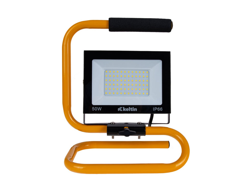 LED Floodlight 50W with Construction Tripod – Cold White 6500K