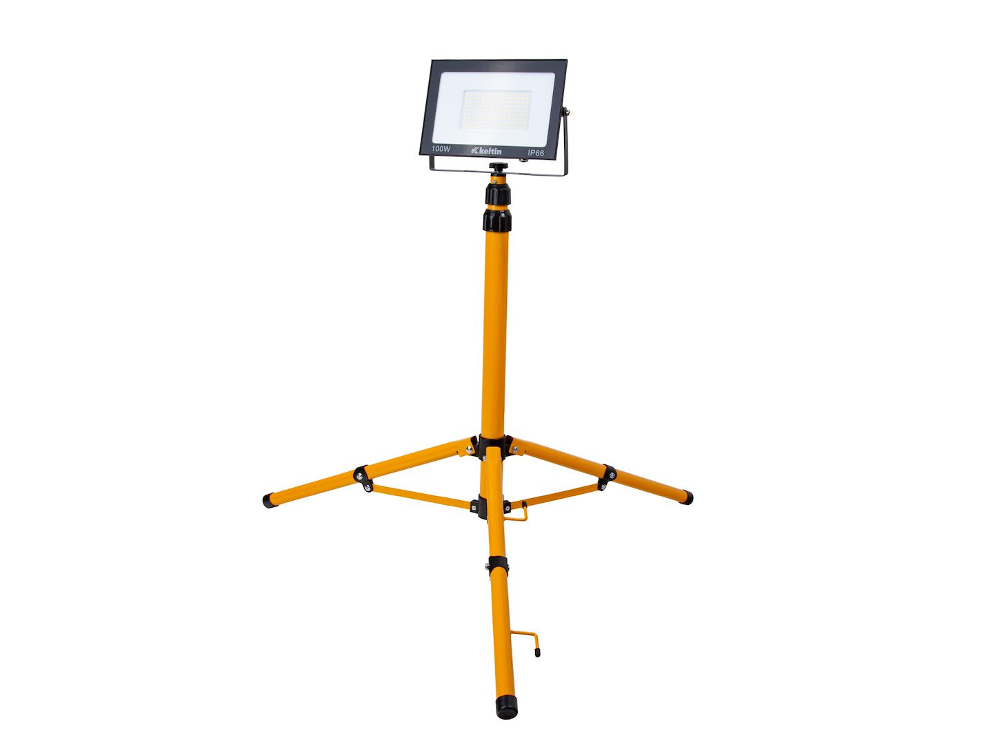 LED Floodlight 100W with Telescopic Construction Tripod – Neutral White 4500K