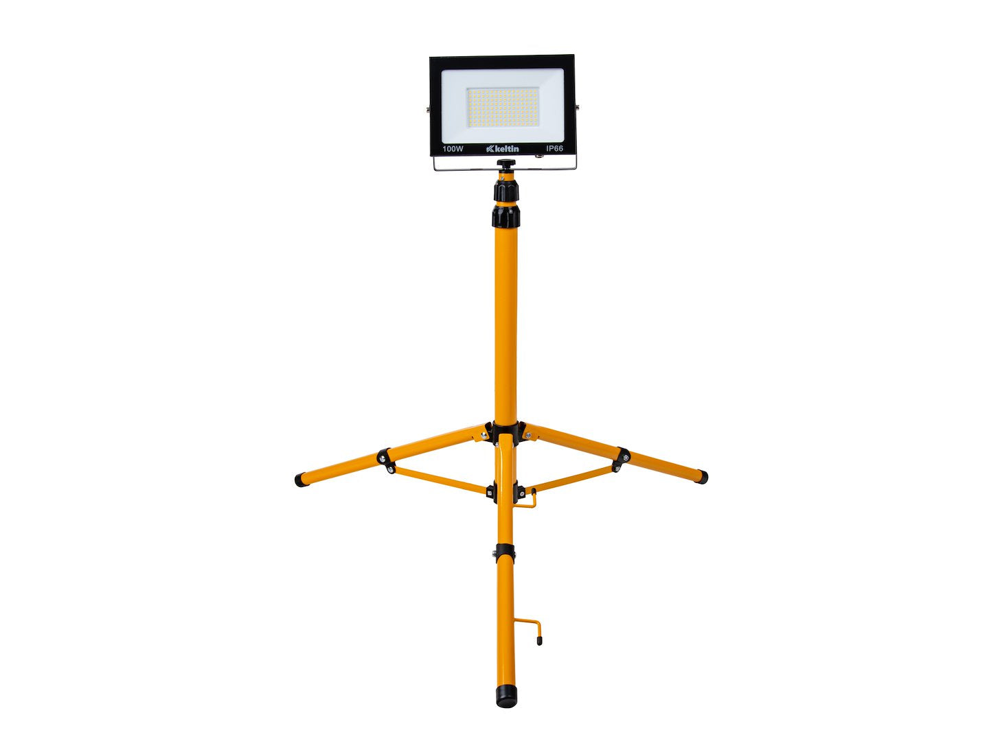 LED Floodlight 100W with Telescopic Construction Tripod – Neutral White 4500K