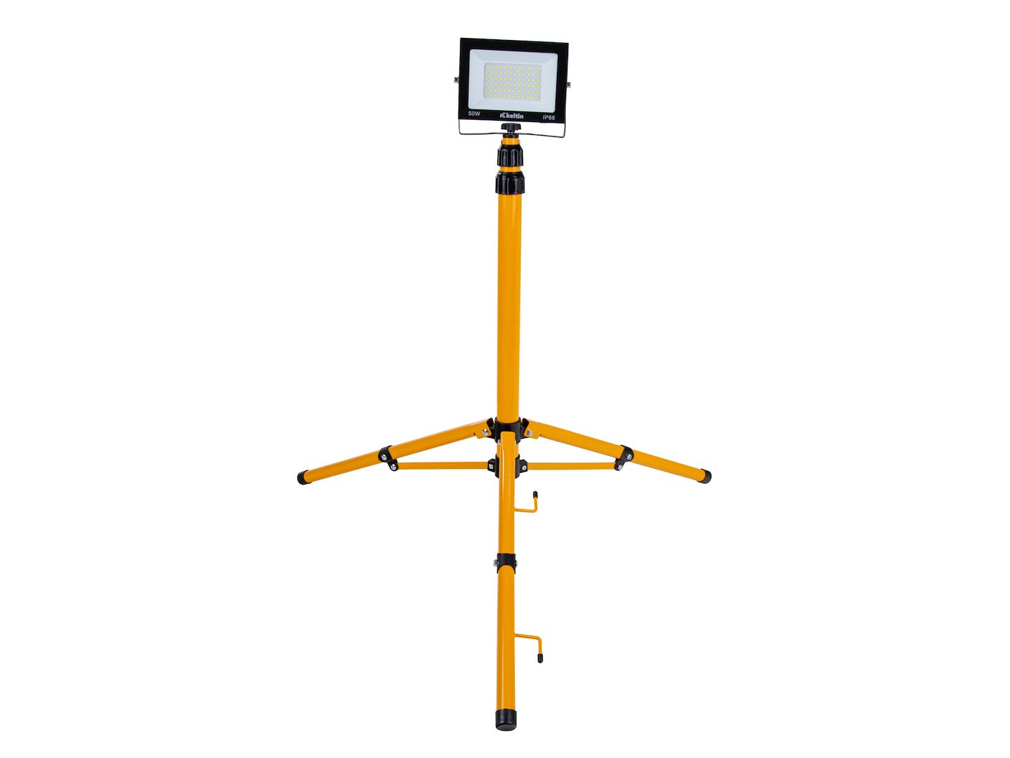 LED Floodlight 50W with Telescopic Construction Tripod – Cold White 6500K