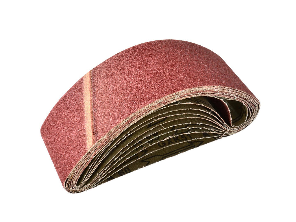 Aluminium Oxide Cloth Sanding Belts 75 x 533 mm Grit 150