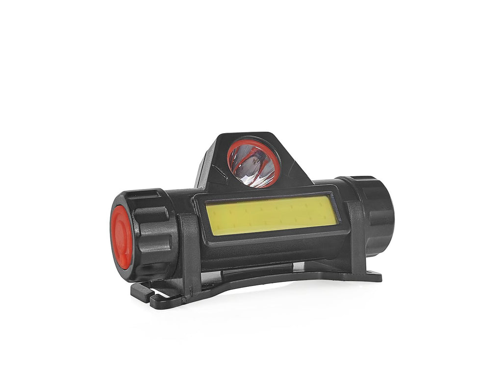 Headlamp with rotatable head, LED COB 3W + XPE, 800mAh, IP20