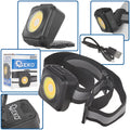 Shockproof LED COB Headlamp 3W 500mAh 500lm IP44