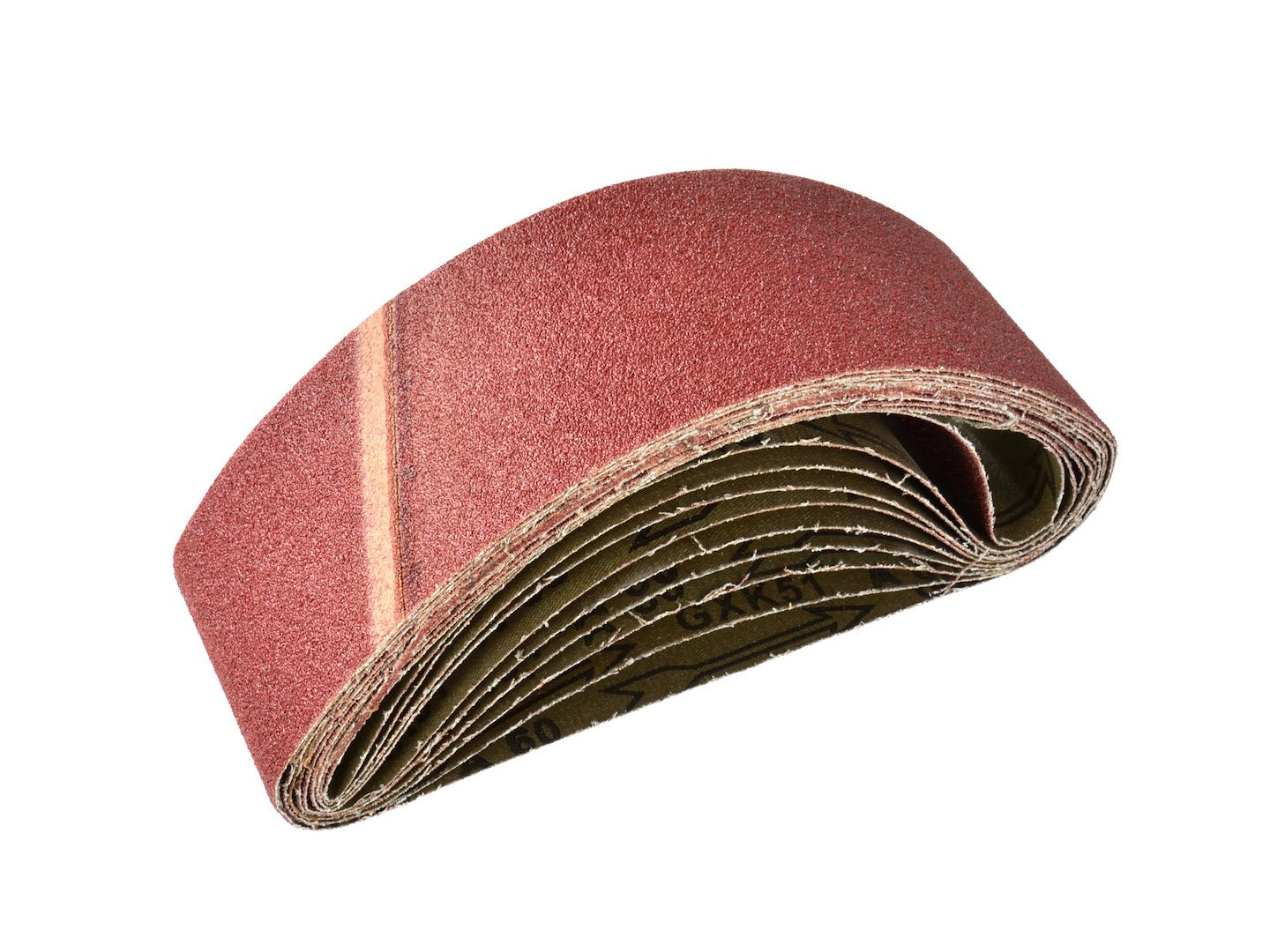 Aluminium Oxide Cloth Sanding Belts 75 x 533 mm, Grit 120