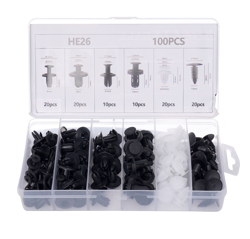 Upholstery fastening pins and clips 100 pcs. KD10498