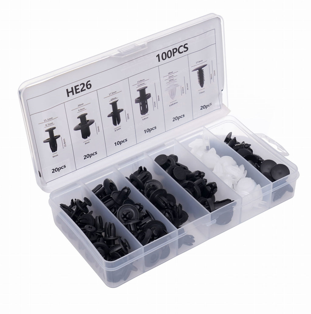 Upholstery fastening pins and clips 100 pcs. KD10498