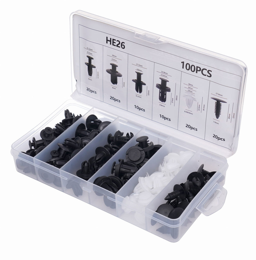 Upholstery fastening pins and clips 100 pcs. KD10498