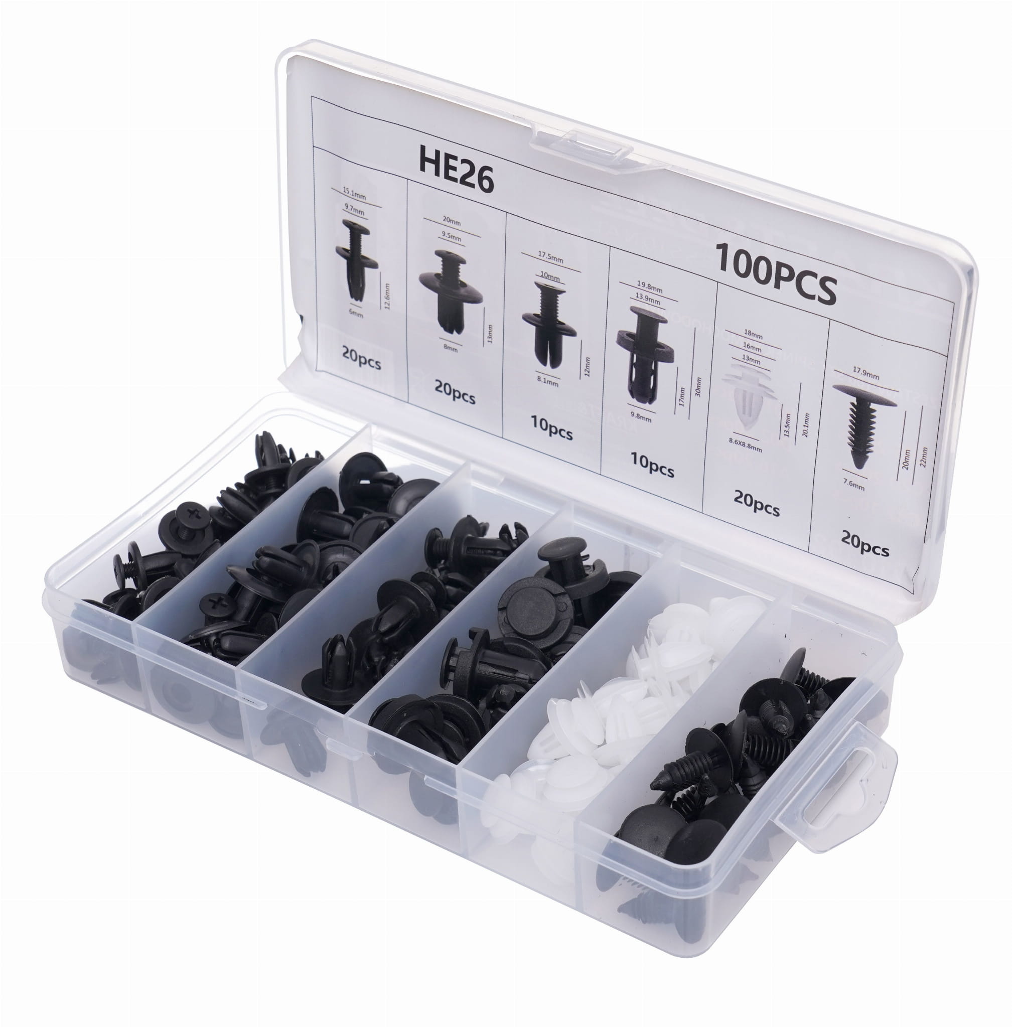 Polstrikinnituse tihvtid ja klambrid 100 tk. KD10498