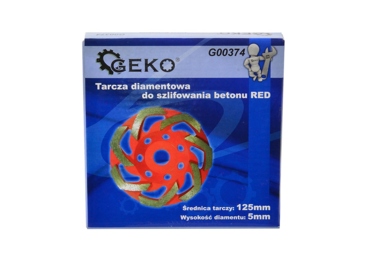 Diamond Turbo Grinding Cup Wheel, 125 mm, 5 mm, Red