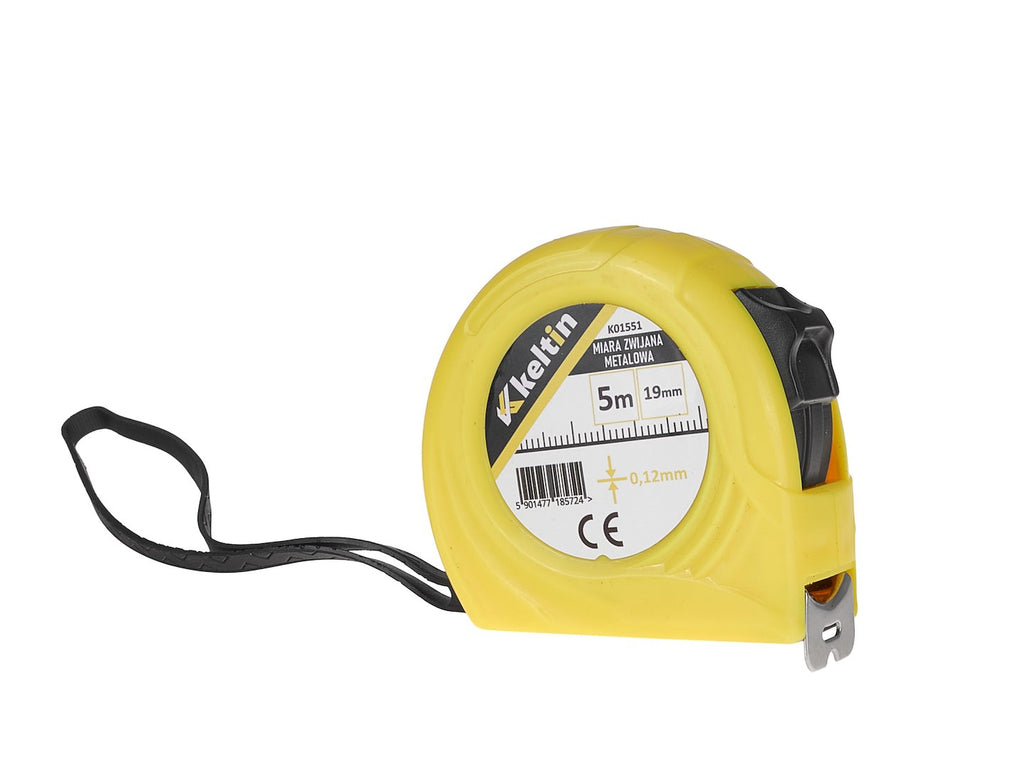 Measuring tape 5 m x 19 mm x 0.12 mm