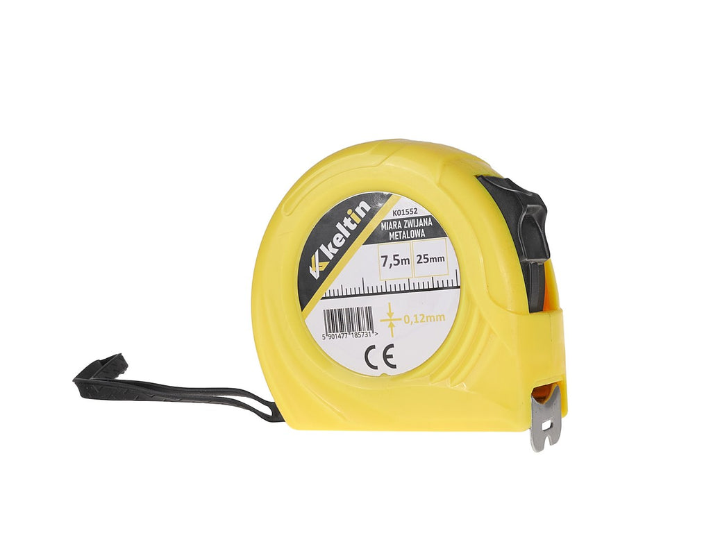 Measuring tape 7.5 m x 25 mm x 0.12 mm
