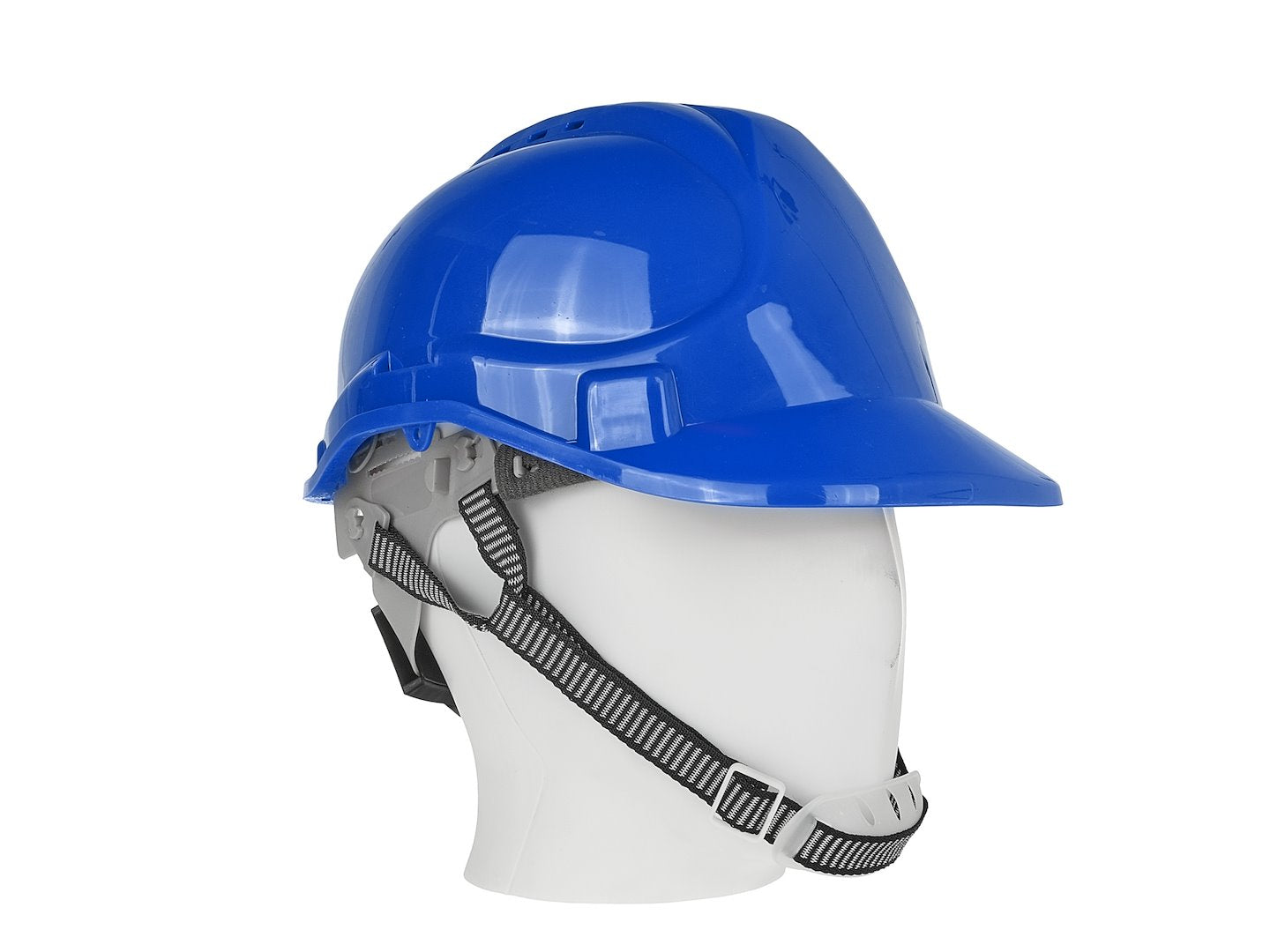 Safety Helmet with Adjustable Knob - Blue