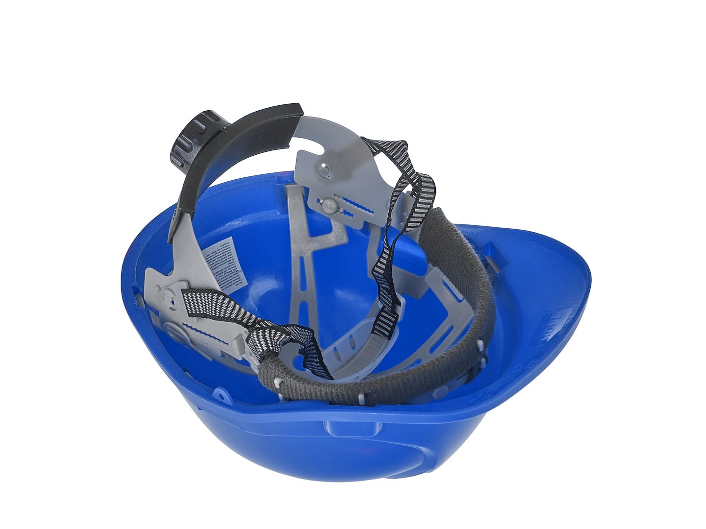 Safety Helmet with Adjustable Knob - Blue