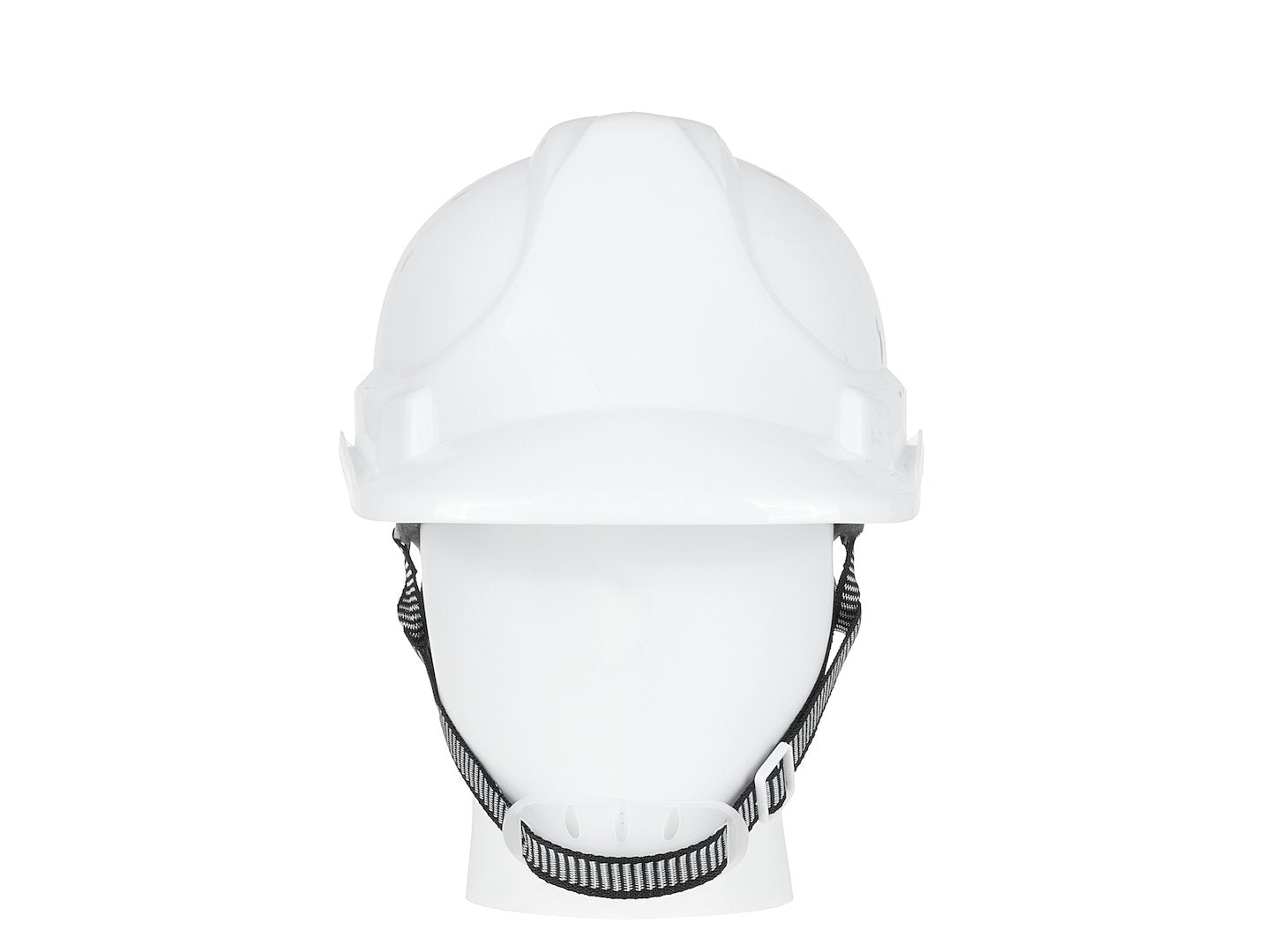 Safety Helmet with Adjustable Knob, White
