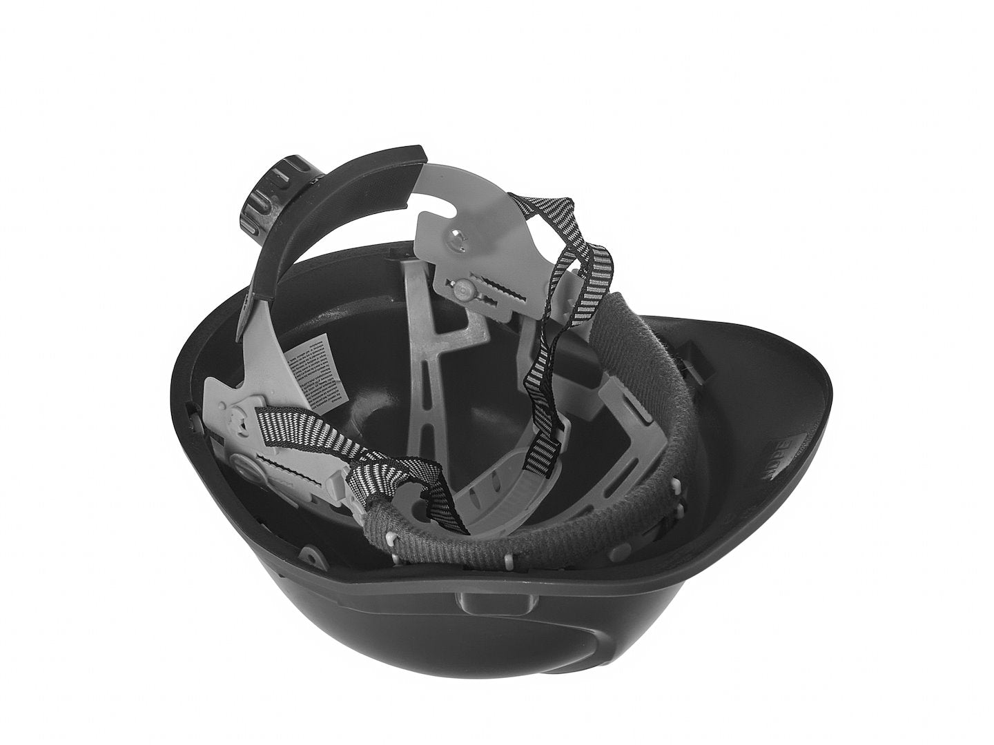 Safety Helmet with Adjustable Knob — BLACK