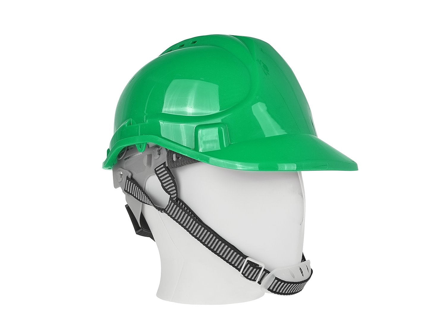 Safety Helmet with Adjustable Knob, Green