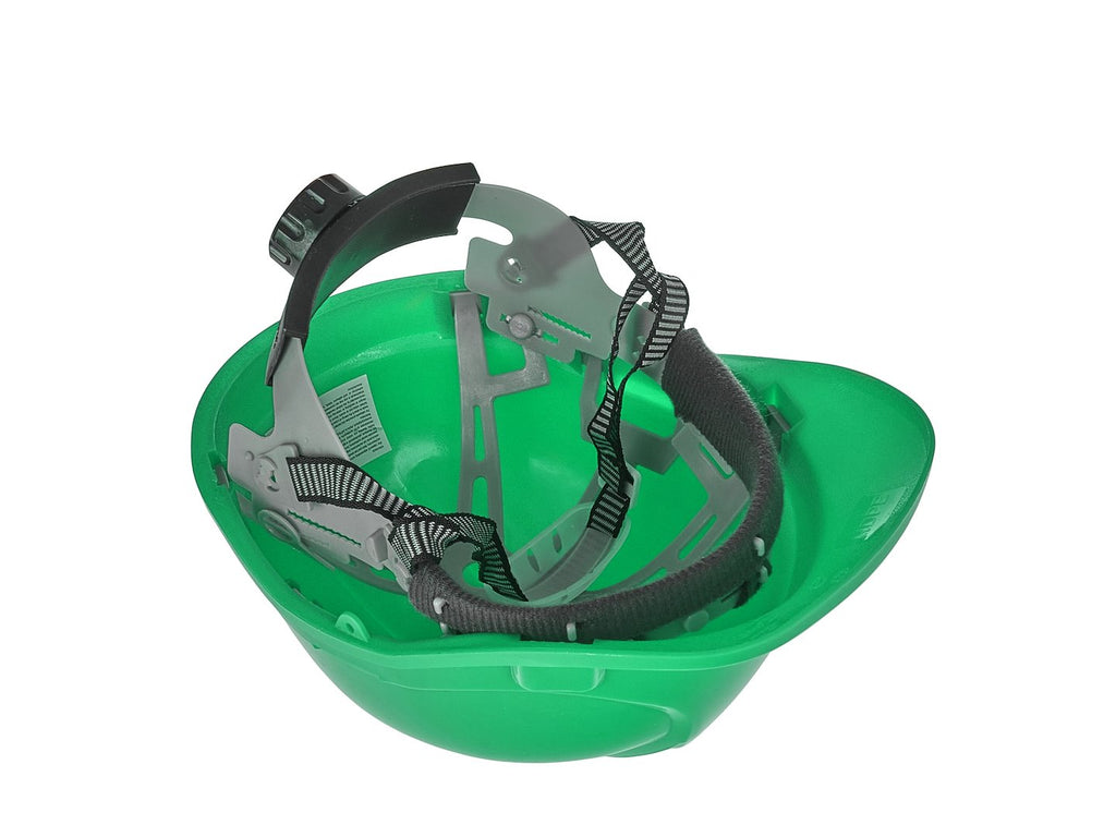 Safety Helmet with Adjustable Knob, Green