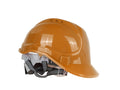 Safety helmet with adjustable knob, Orange