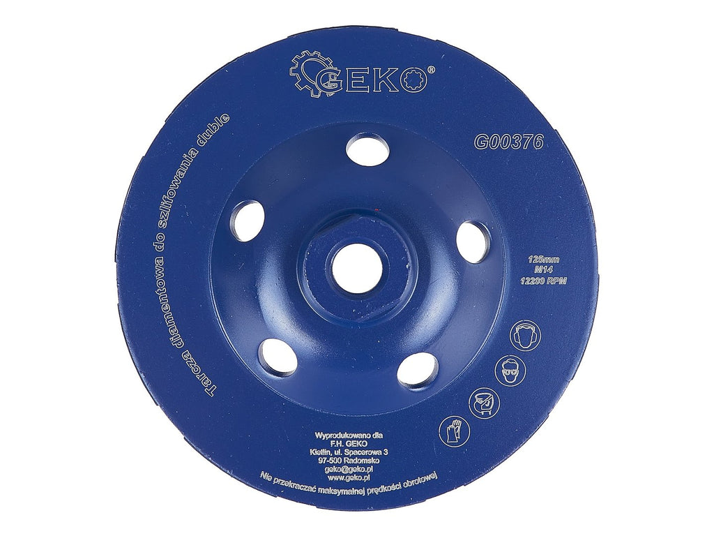 Diamond Grinding Cup Wheel Double Row 5mm 125xM14