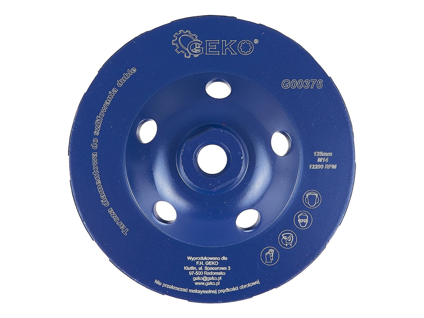 Diamond Grinding Cup Wheel Double Row 5mm 125xM14