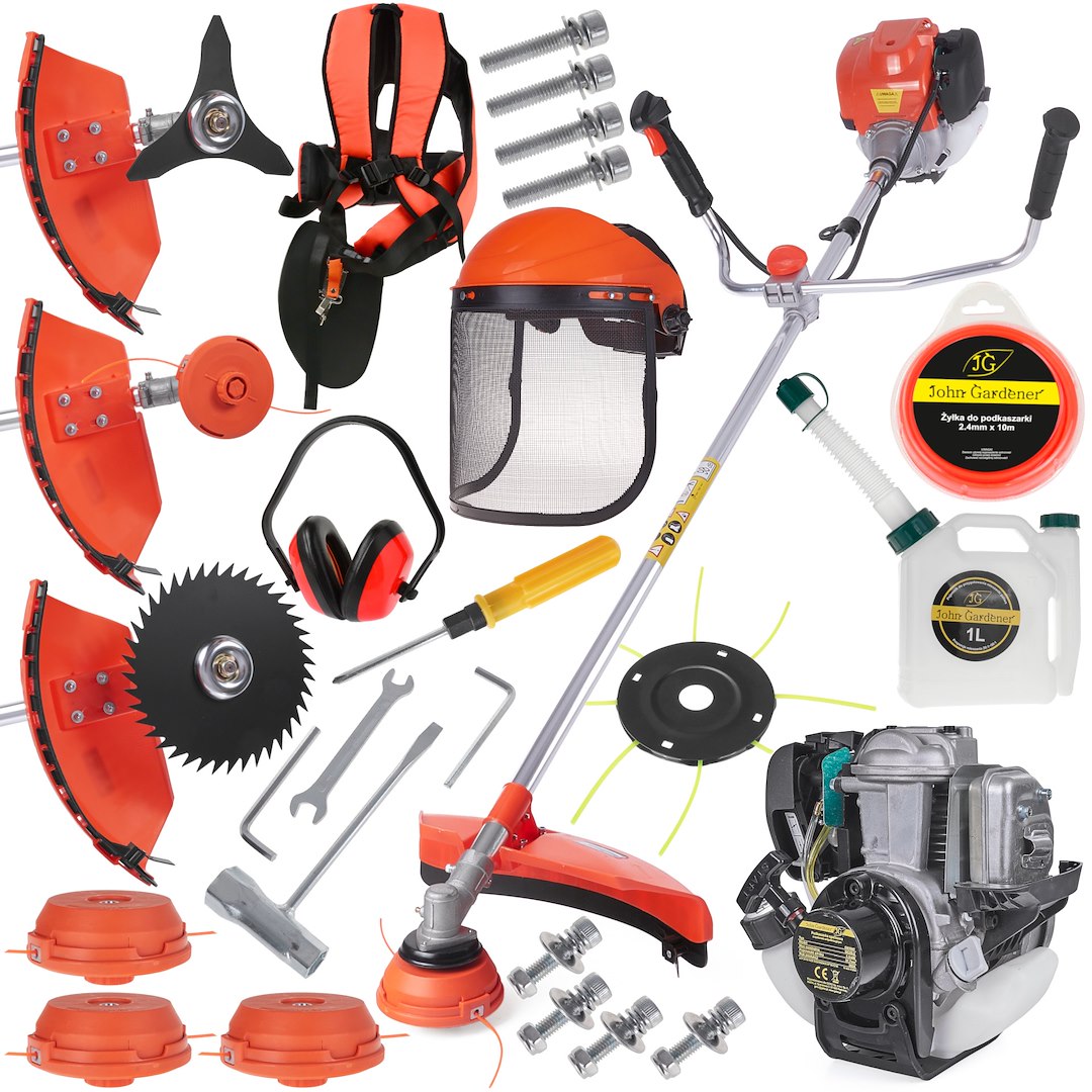 Brush Cutter 4-Stroke JG with Additional Equipment