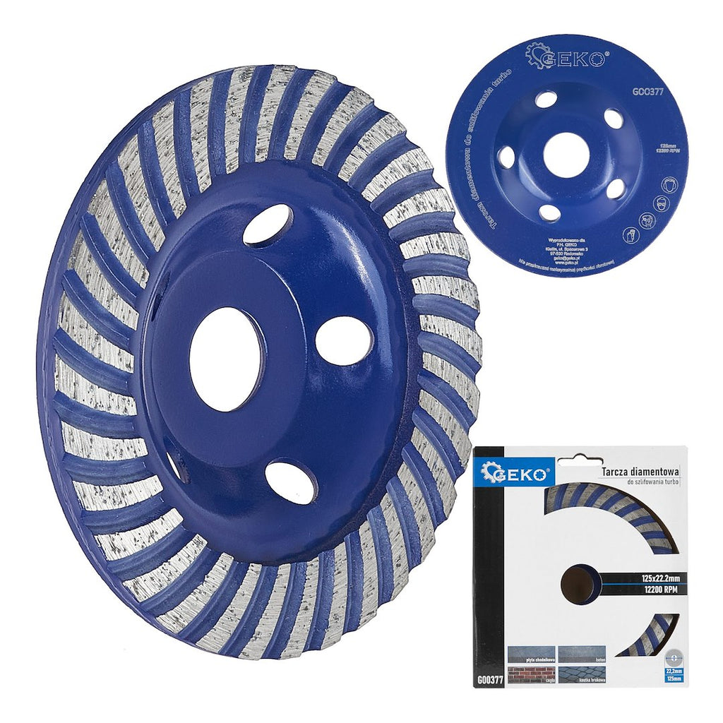 Diamond Turbo Rim Cup Wheel 5 mm 125 x 22.23 mm
