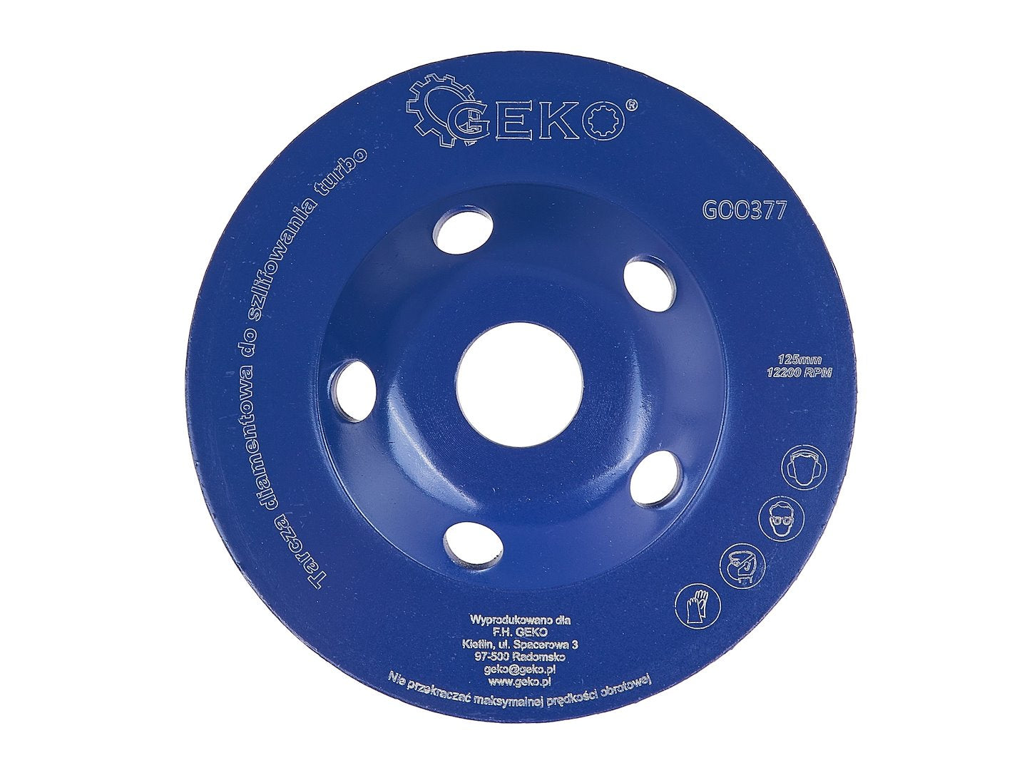 Diamond Turbo Rim Cup Wheel 5 mm 125 x 22.23 mm