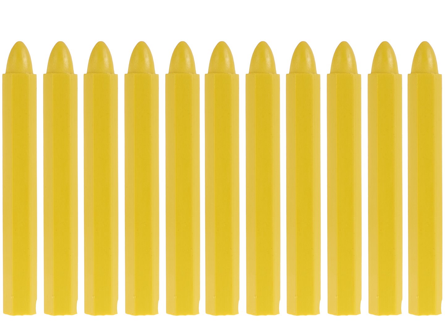 10 pcs yellow tire chalk, 12x110mm