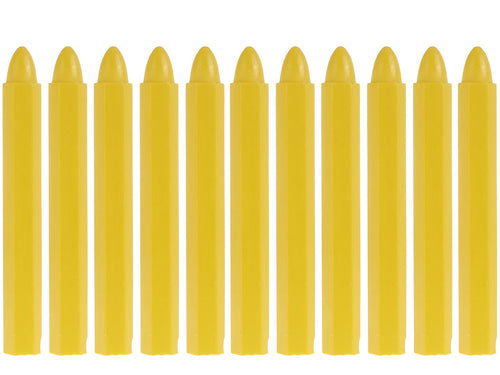 10 pcs yellow tire chalk, 12x110mm