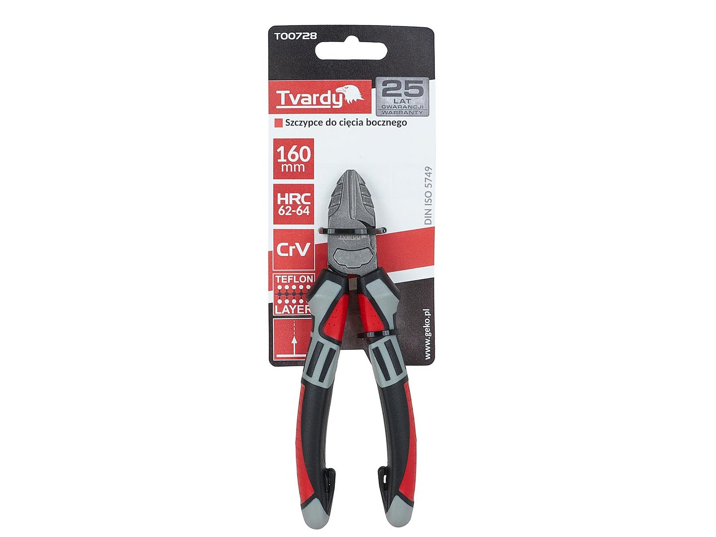 Side-cutting pliers 160 mm CrV