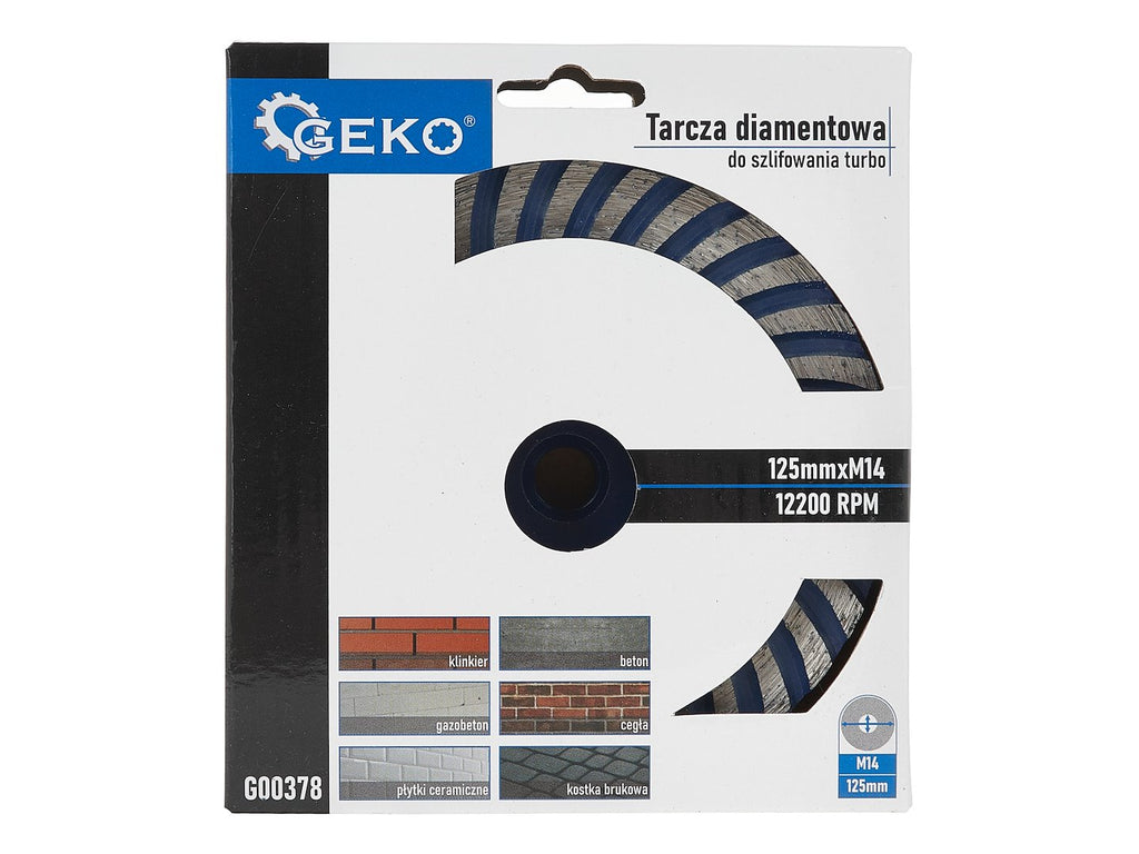 Diamond Turbo Cup Wheel 125 mm, 5 mm Segment, M14