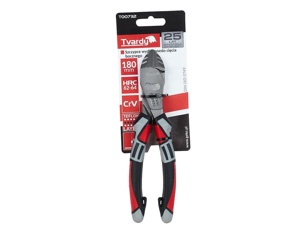 Long-nose side-cutting pliers 180 mm CrV