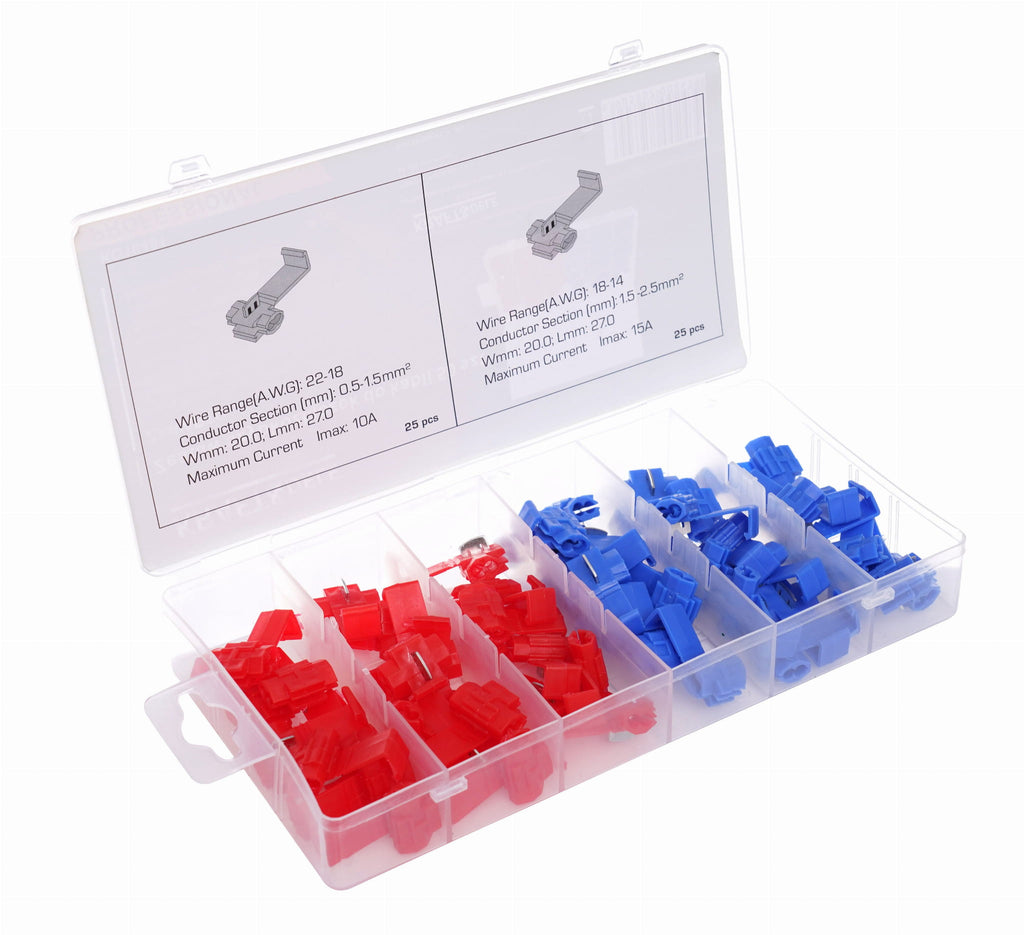 Set of 50 cable quick connectors KD10481