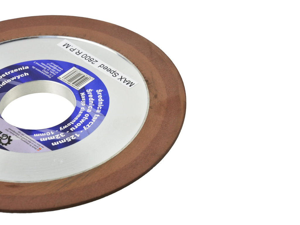 GEKO Premium Diamond Grinding Wheel for CTC Saw Blades, 125×10×32×8 mm