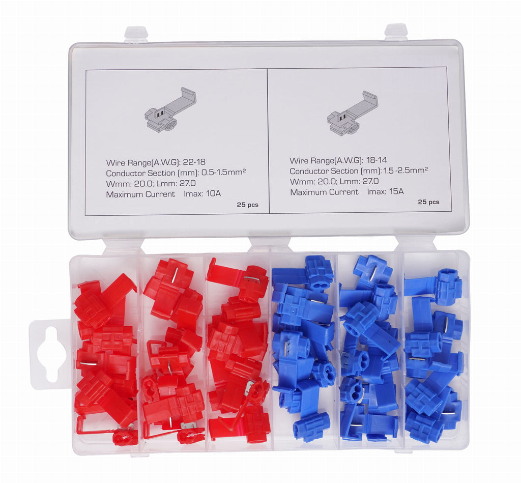 Set of 50 cable quick connectors KD10481