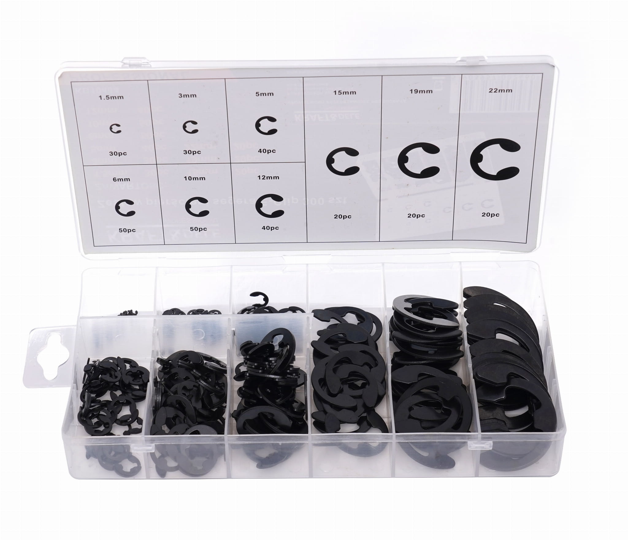 E-CLIPS kinnitusrõngaste paigalduskomplekt 300 tk. KD10484