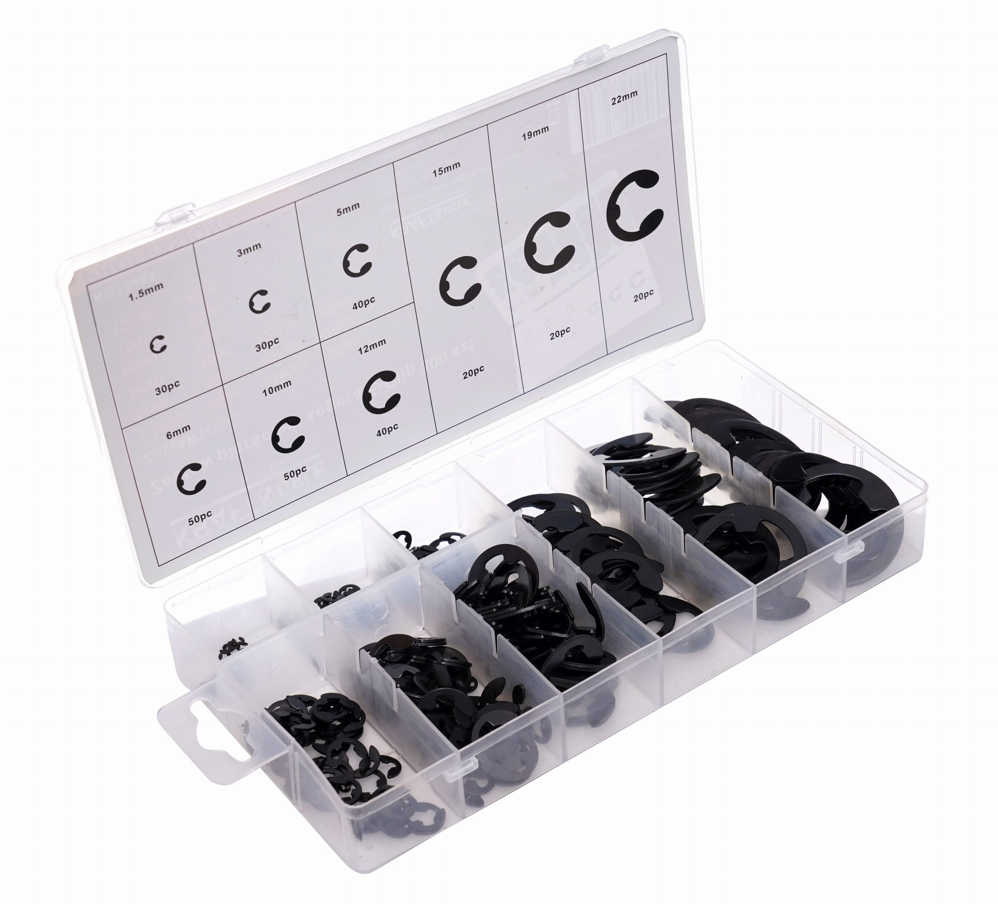 E-CLIPS kinnitusrõngaste paigalduskomplekt 300 tk. KD10484