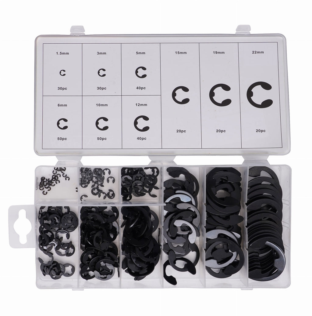 Set for mounting E-CLIPS retaining rings 300 pcs. KD10484 (VC12)