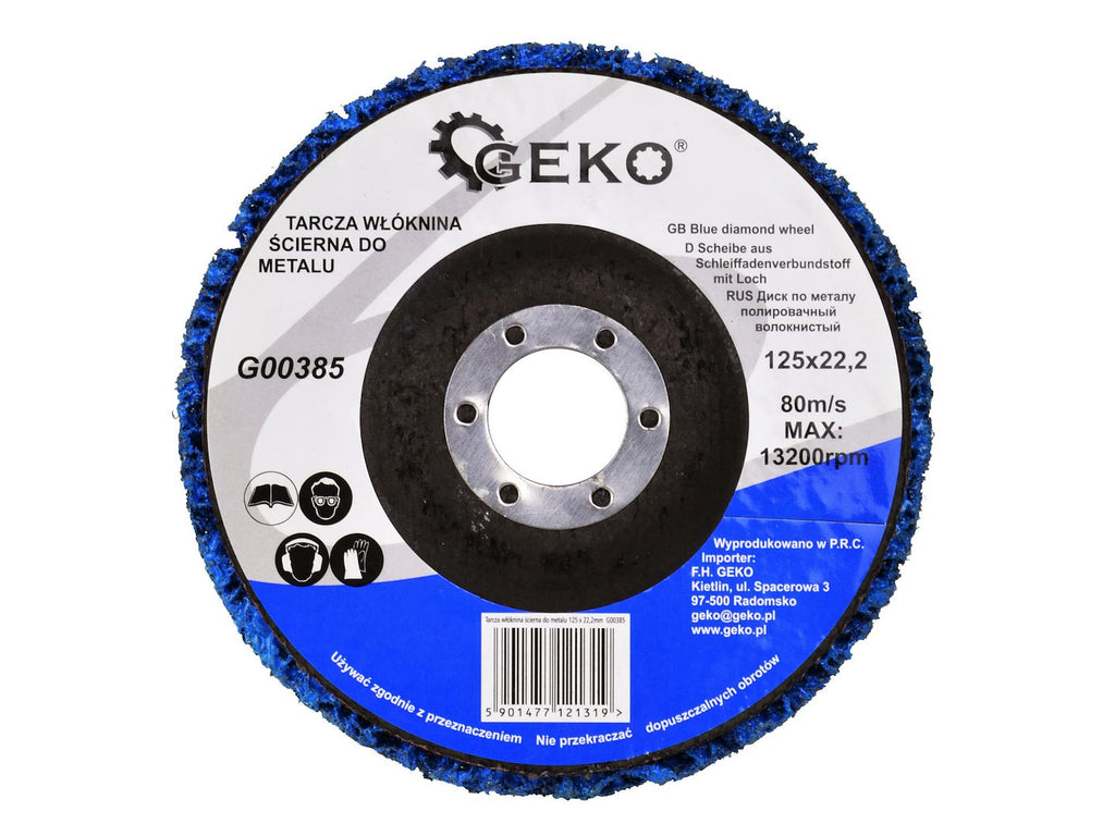 Blue diamond wheel 125 x 22.2 mm