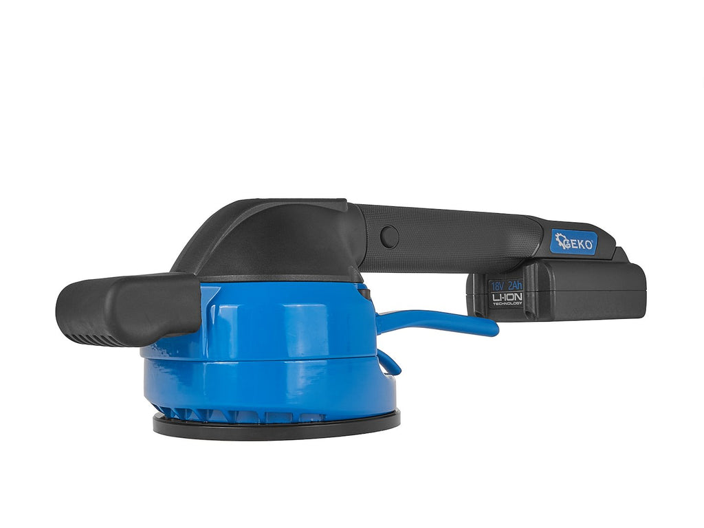 Tile Vibration Tool with Battery-Powered Vacuum Suction Cup Set