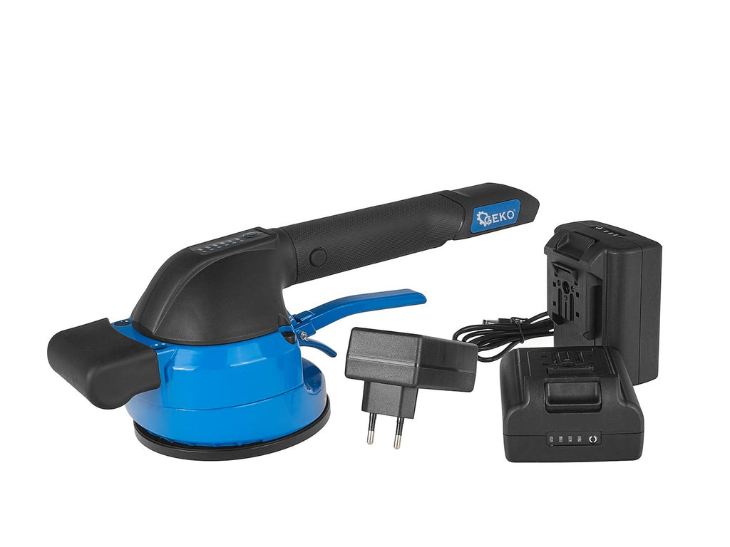 Tile Vibration Tool with Battery-Powered Vacuum Suction Cup Set