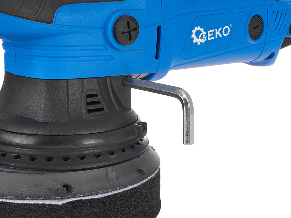 Dual Action Polisher 150 mm GEKO PREMIUM + 4 sponges set