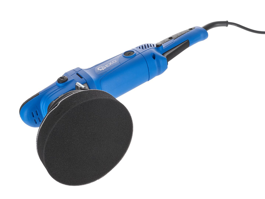 Dual Action Polisher 150 mm GEKO PREMIUM + 4 sponges set