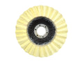 White Wool Flap Wheel 125mm